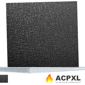 FR PANEL – WRINKLE ZWART