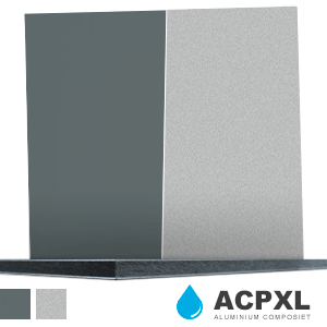 RALPANEL – 7012 BAZALTGRIJS / 9006 ALUMINIUM GRIJS 2* MAT